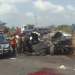 Tragedy on Lagos–Ibadan Expressway as Anthony Joshua survives crash that claims two lives
